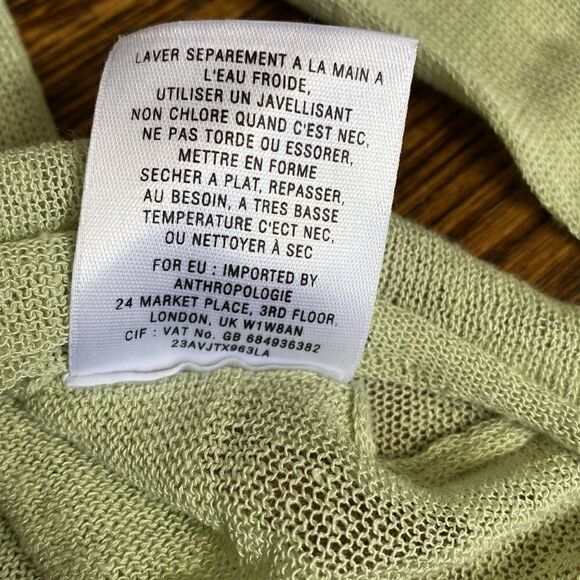 Anthropologie Moth Sage Green Sweater - Size XS - Picture 4 of 8